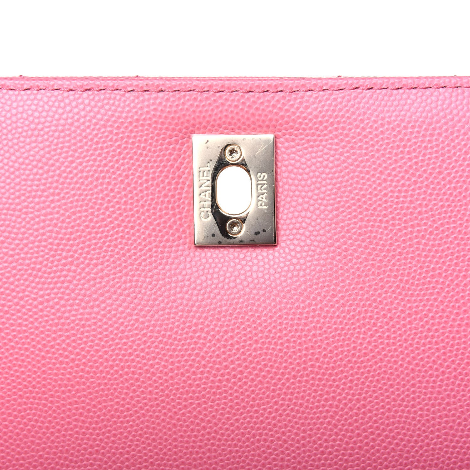 Chanel Caviar Chevron Quilted Small Coco Handle Flap Pink 10 of 15