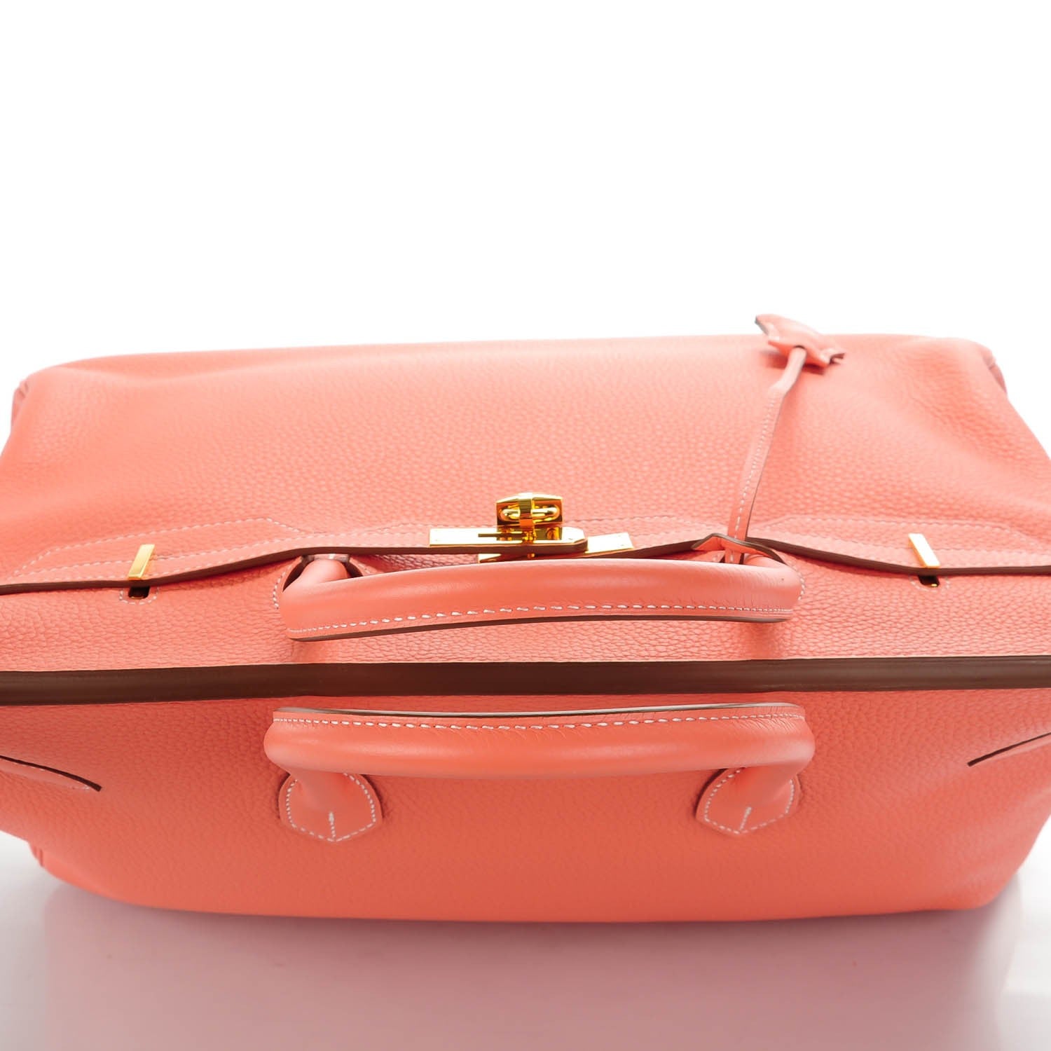 Hermes Taurillon Clemence Birkin 40 Rose Thè 12 of 23