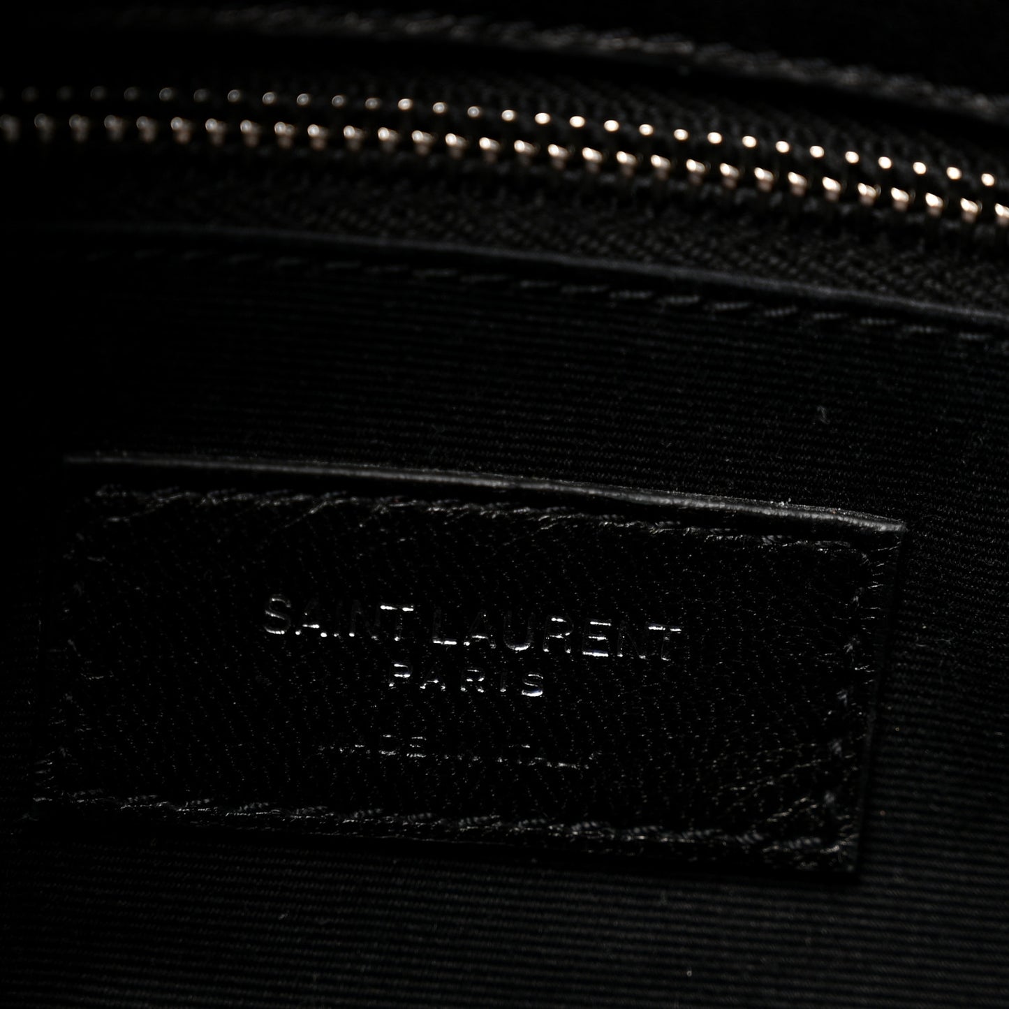 Lambskin Quilted Toy Loulou Puffer Monogram Chain Satchel Black