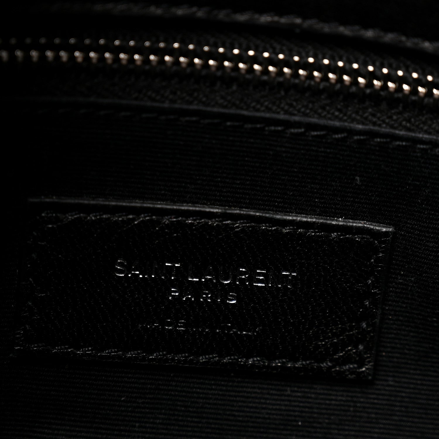 Saint Laurent Lambskin Quilted Toy Loulou Puffer Monogram Chain Satchel Black 5 of 13