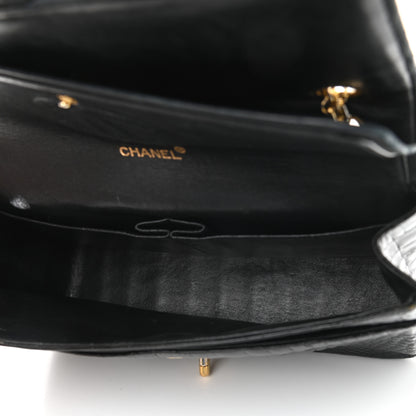 Chanel Shiny Crocodile Medium Double Flap Black 5 of 17