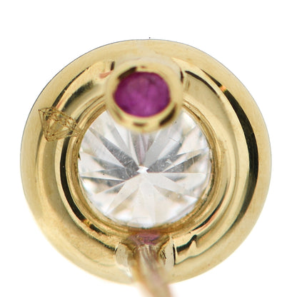 Roberto Coin 18K Yellow Gold Diamond .38ctw Bezel Stud Earrings 4 of 5