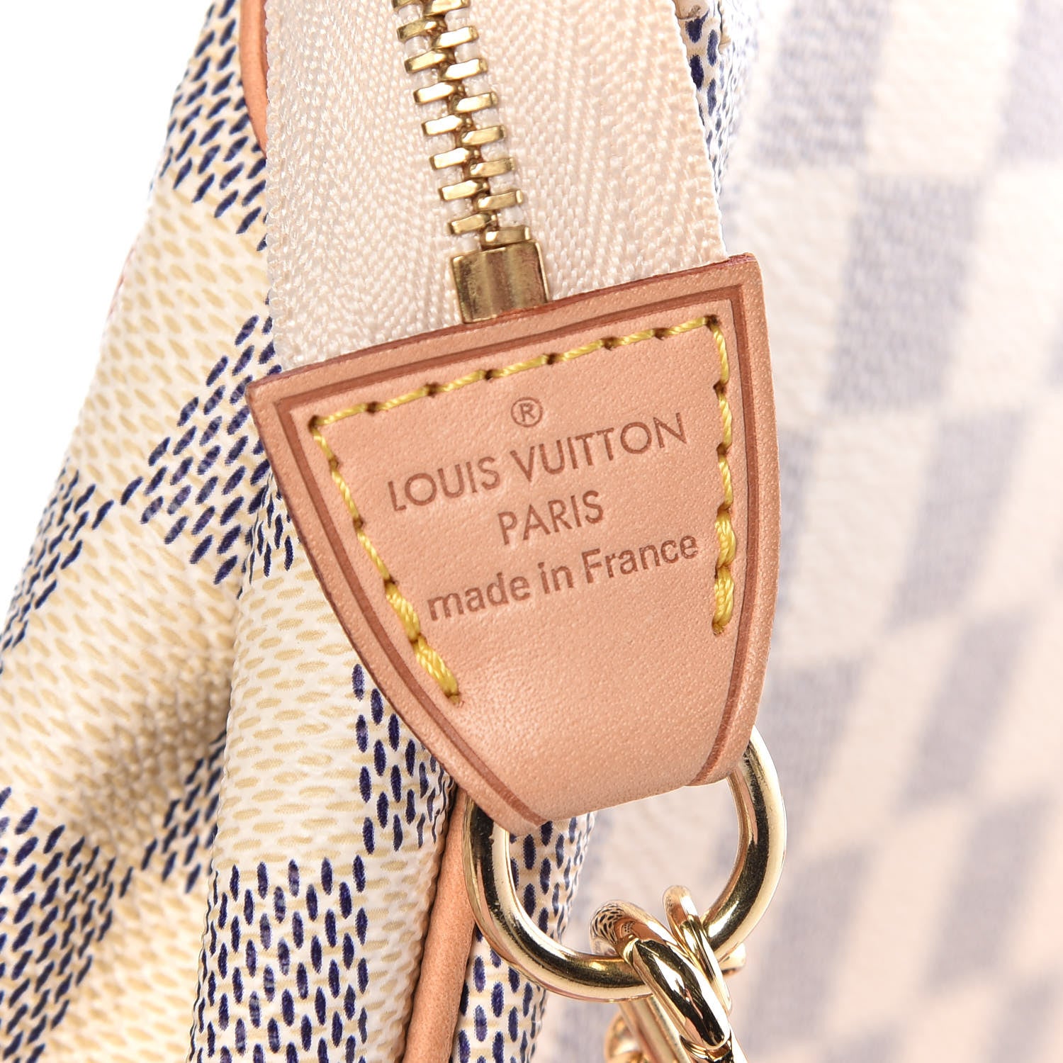 Louis Vuitton Damier Azur Eva Clutch 6 of 9