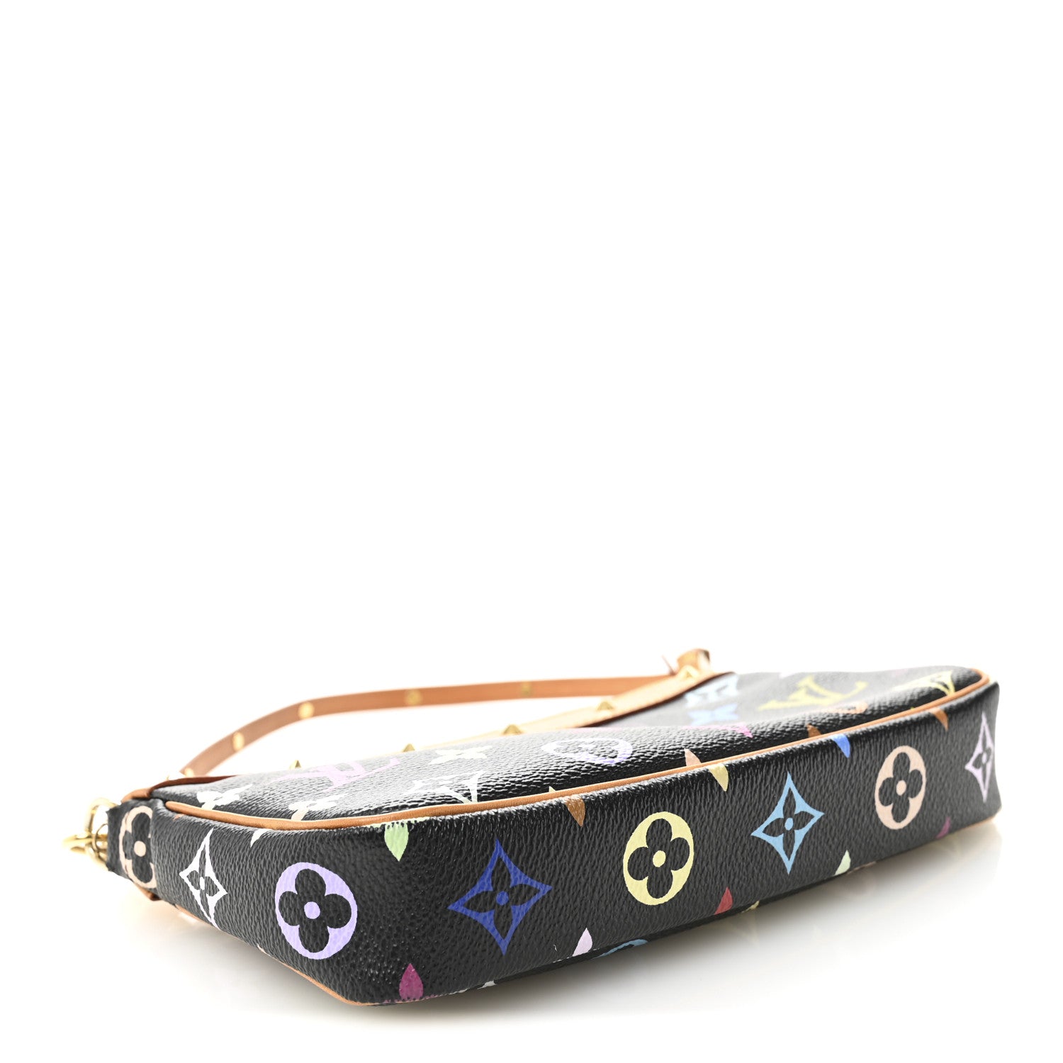 Louis Vuitton Monogram Multicolor Pochette Accessories Black 7 of 21