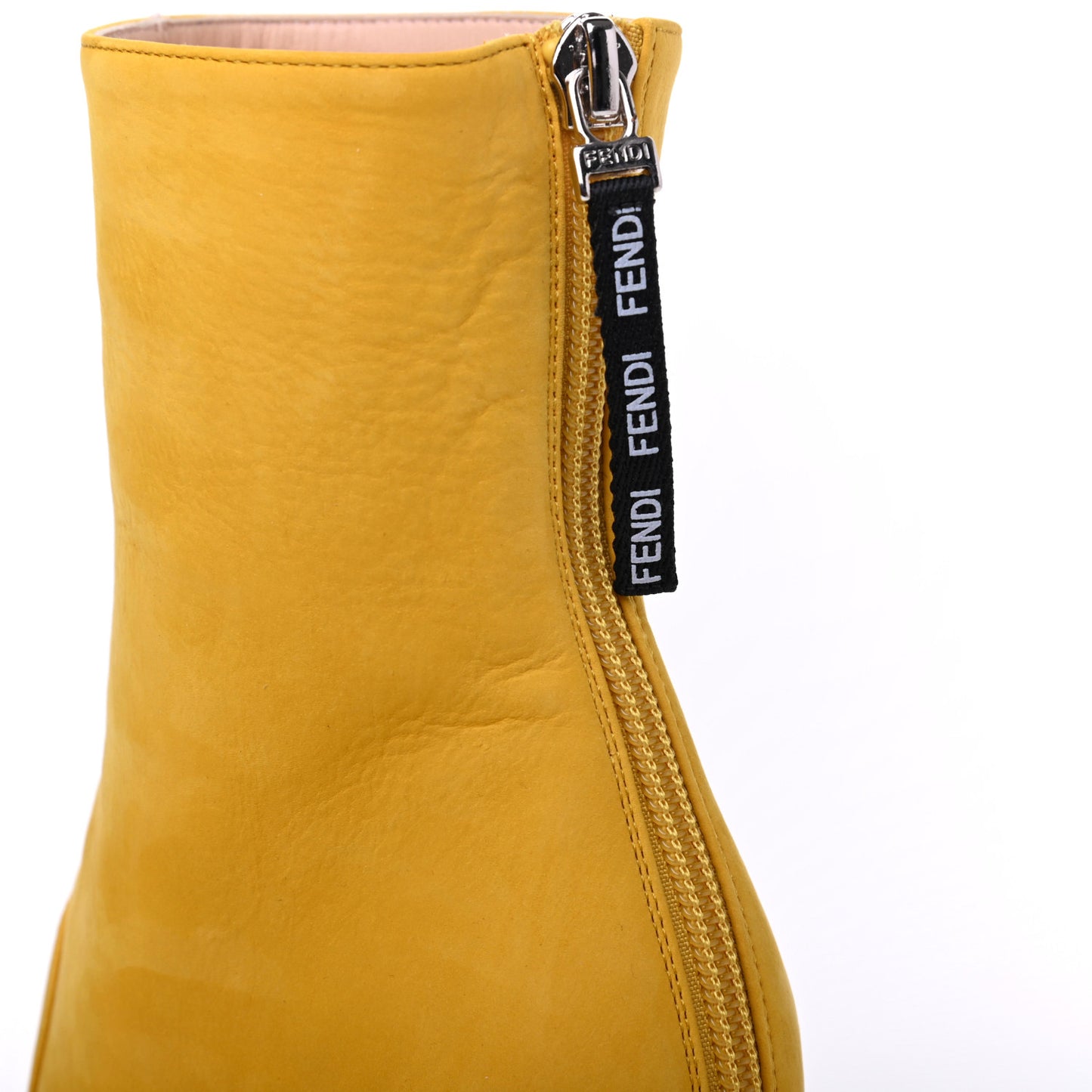 Nubuck FFreedom High Heel Ankle Boots 36 Yellow