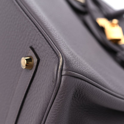 Hermes Togo Birkin 35 Etain 9 of 12
