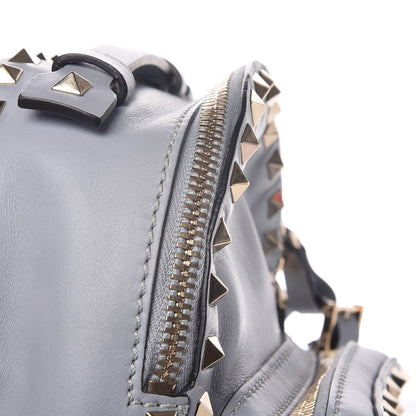 Valentino Garavani Calfskin Mini Rockstud Backpack Light Blue 9 of 9