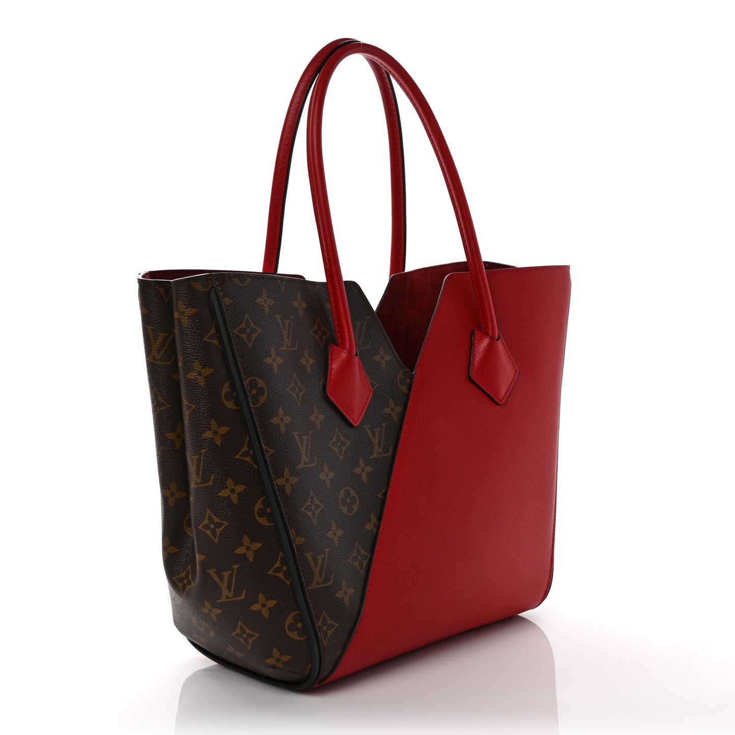 Calfskin Monogram Kimono Tote Cherry