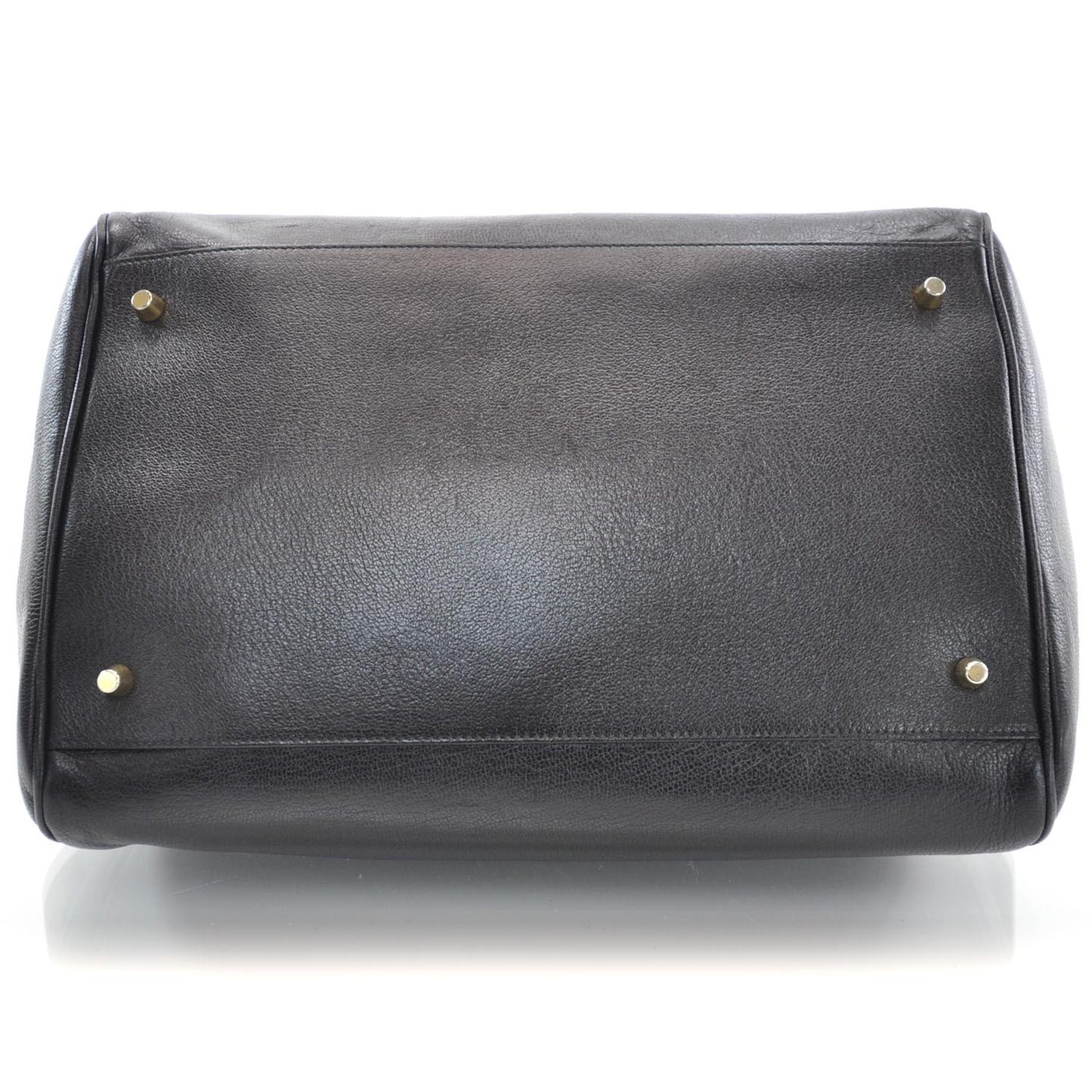Goatskin Cerniera Doctor Bag Black