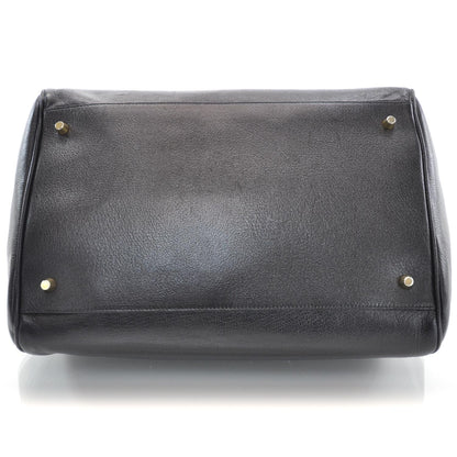 Prada Goatskin Cerniera Doctor Bag Black 6 of 9