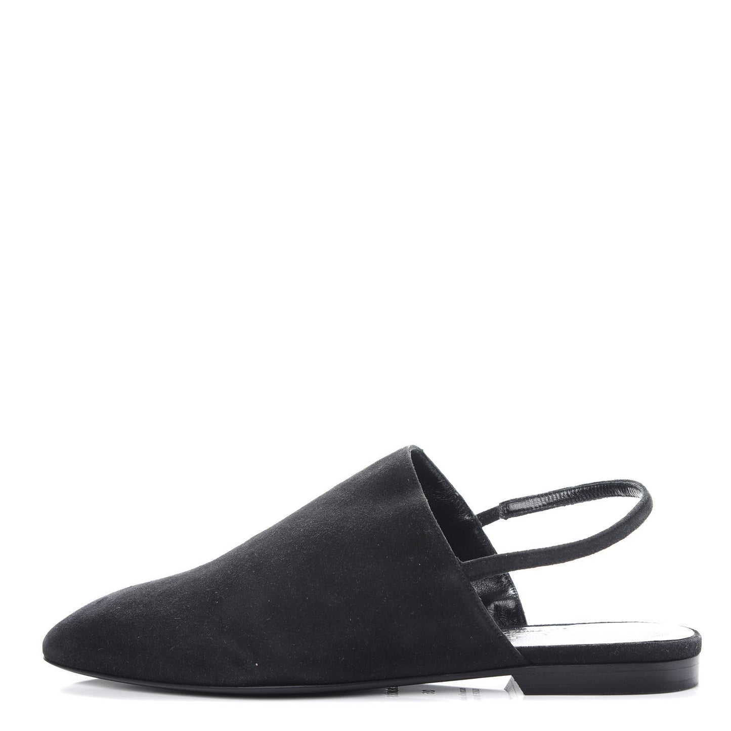 Suede Slingback Mules 35 Black