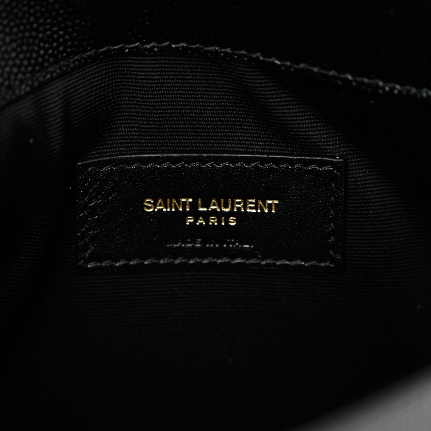 Saint Laurent Grain De Poudre Uptown Pouch Black 6 of 8