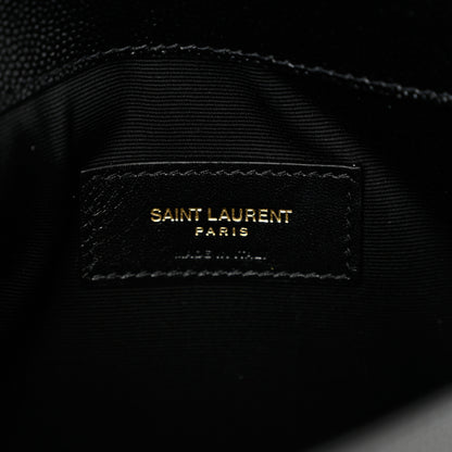 Saint Laurent Grain De Poudre Uptown Pouch Black 6 of 8
