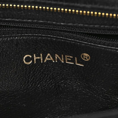 Chanel Satin Camellia Top Handle Bag Black 6 of 13