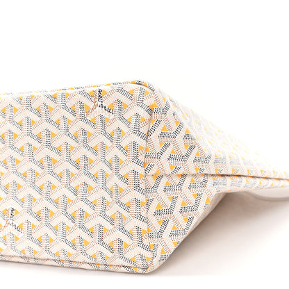 Goyard Goyardine Saint Louis Claire Voie PM White Yellow 11 of 11