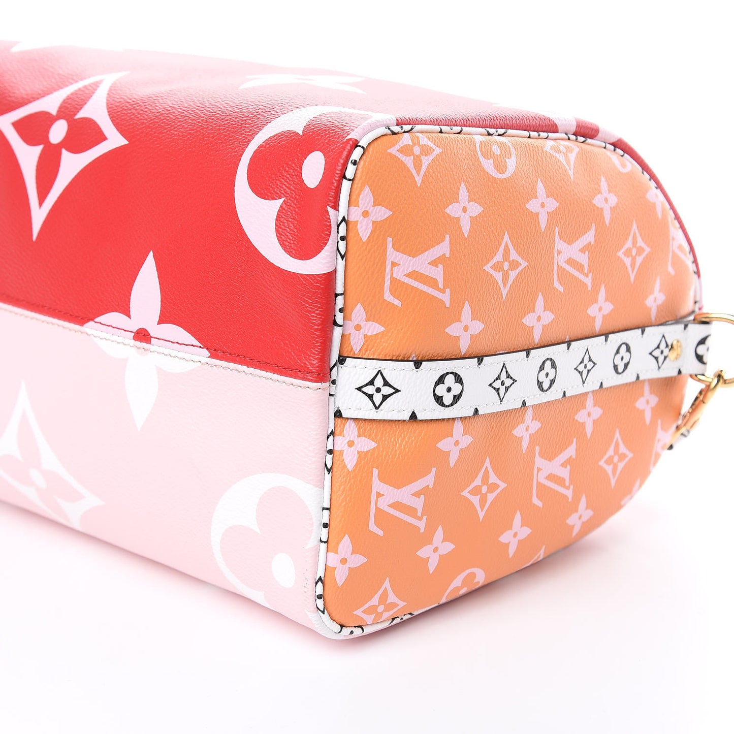 Monogram Giant Speedy Bandouliere 30 Rouge