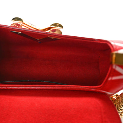 Louis Vuitton Epi Malletage Twist Shoulder Bag PM Rouge 5 of 13