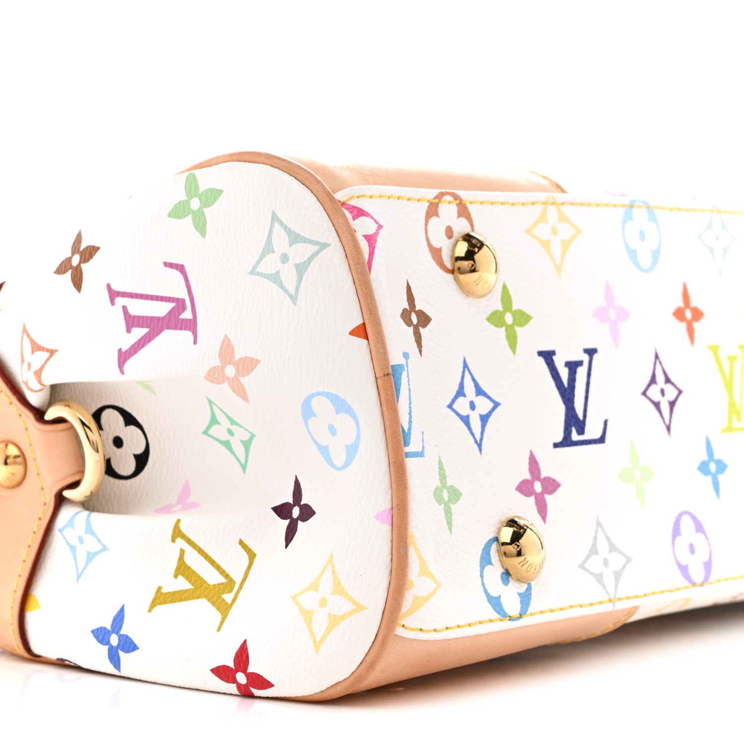 Louis Vuitton Monogram Multicolor Beverly MM White 9 of 15