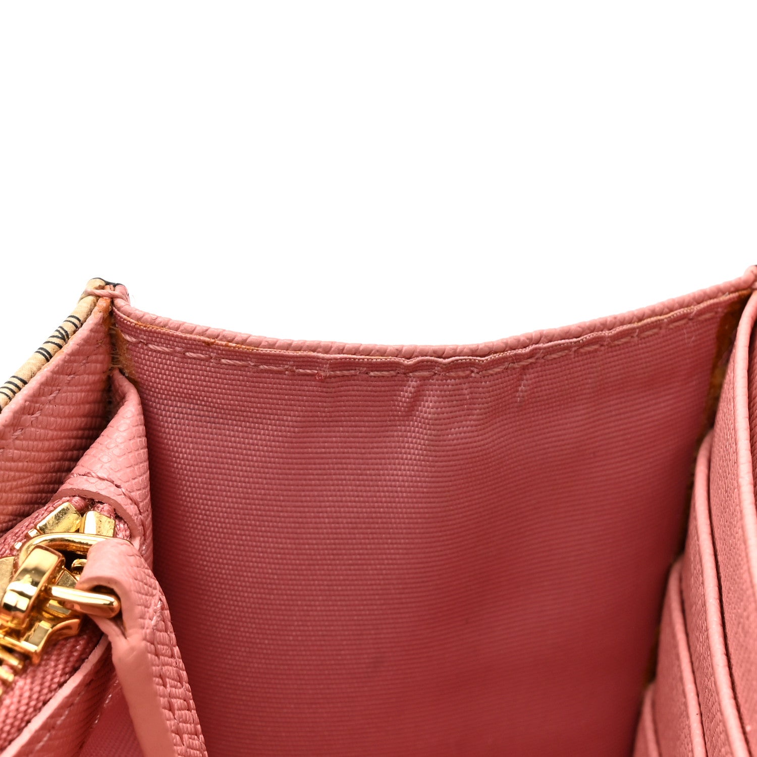 MCM Visetos Tri-Fold Crossbody Beige Soft Pink 11 of 16