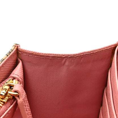 MCM Visetos Tri-Fold Crossbody Beige Soft Pink 11 of 16