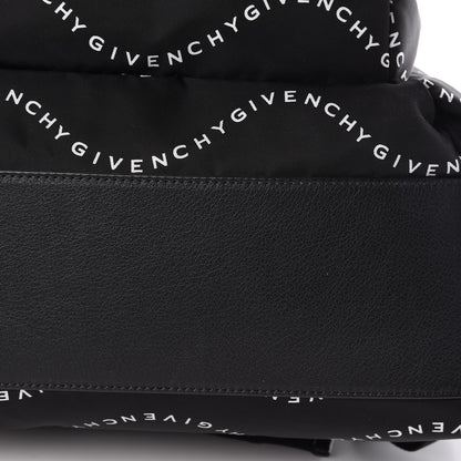 Givenchy Nylon Waves Print Urban Backpack Black White 12 of 12