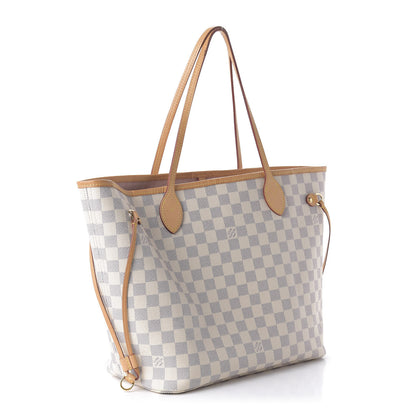 Louis Vuitton Damier Azur Neo Neverfull MM Rose Ballerine 3 of 10