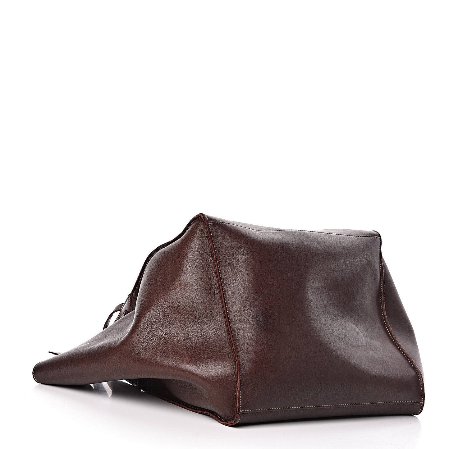 Supple Calfskin Medium Big Bag Brown
