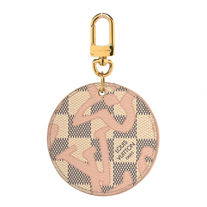 Louis Vuitton Damier Azur Tahitienne Bag Charm Key Ring 1 of 4