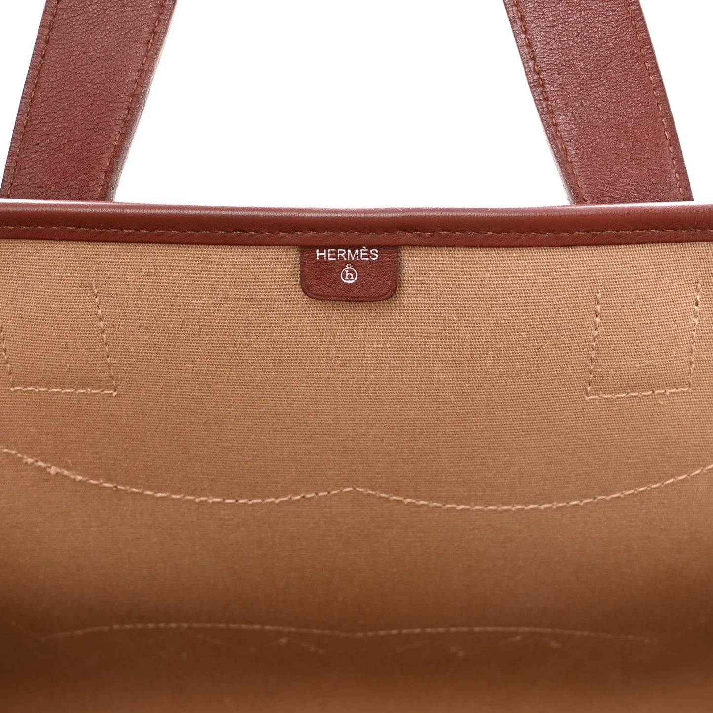 Swift Felt Petit H Decoupe Basse PM Skeleton Tote Rouge H Orange