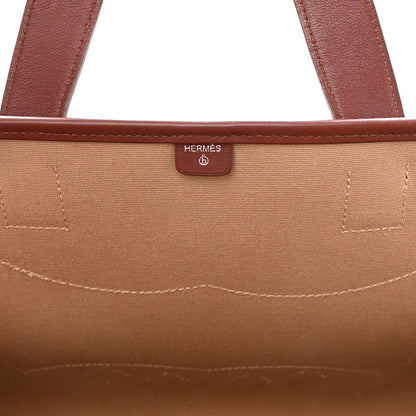 Hermes Swift Felt Petit H Decoupe Basse PM Skeleton Tote Rouge H Orange 6 of 11