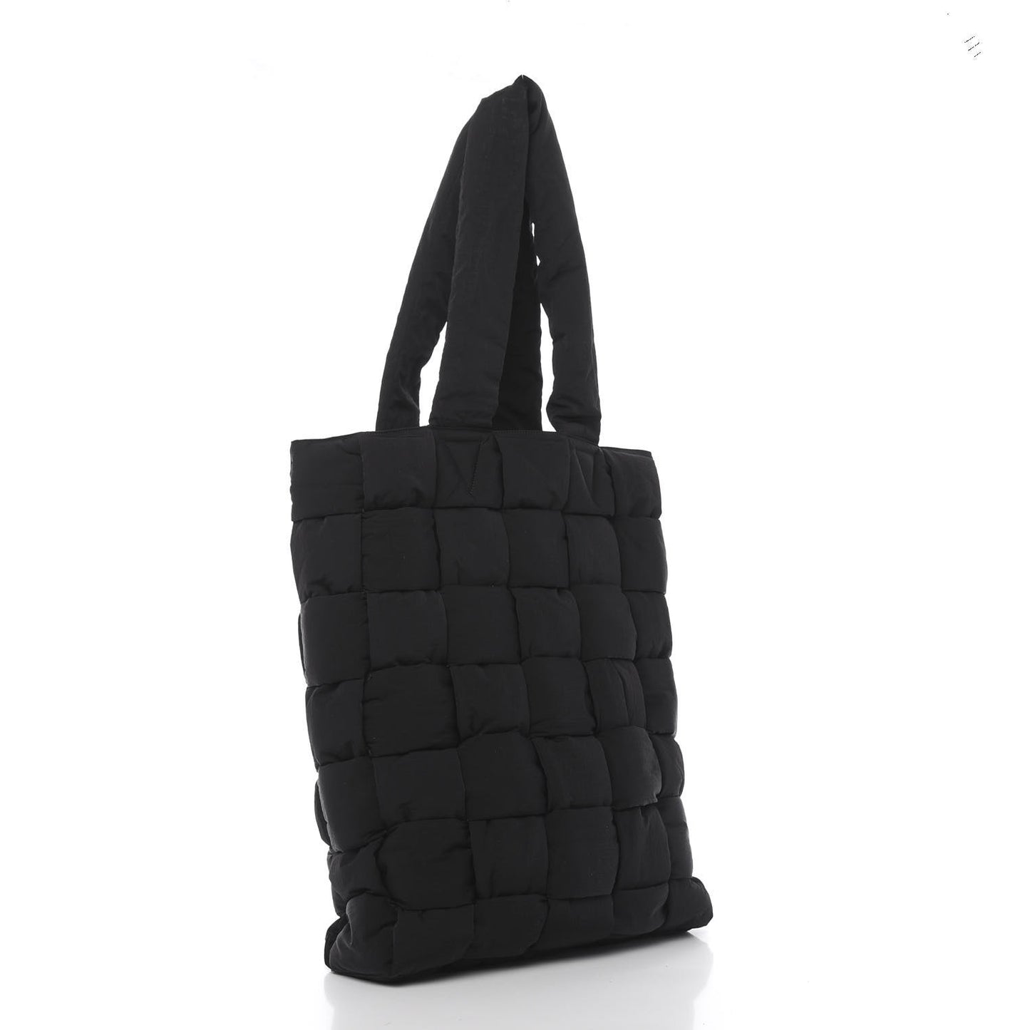 Nylon Intrecciato The Padded Tote Black