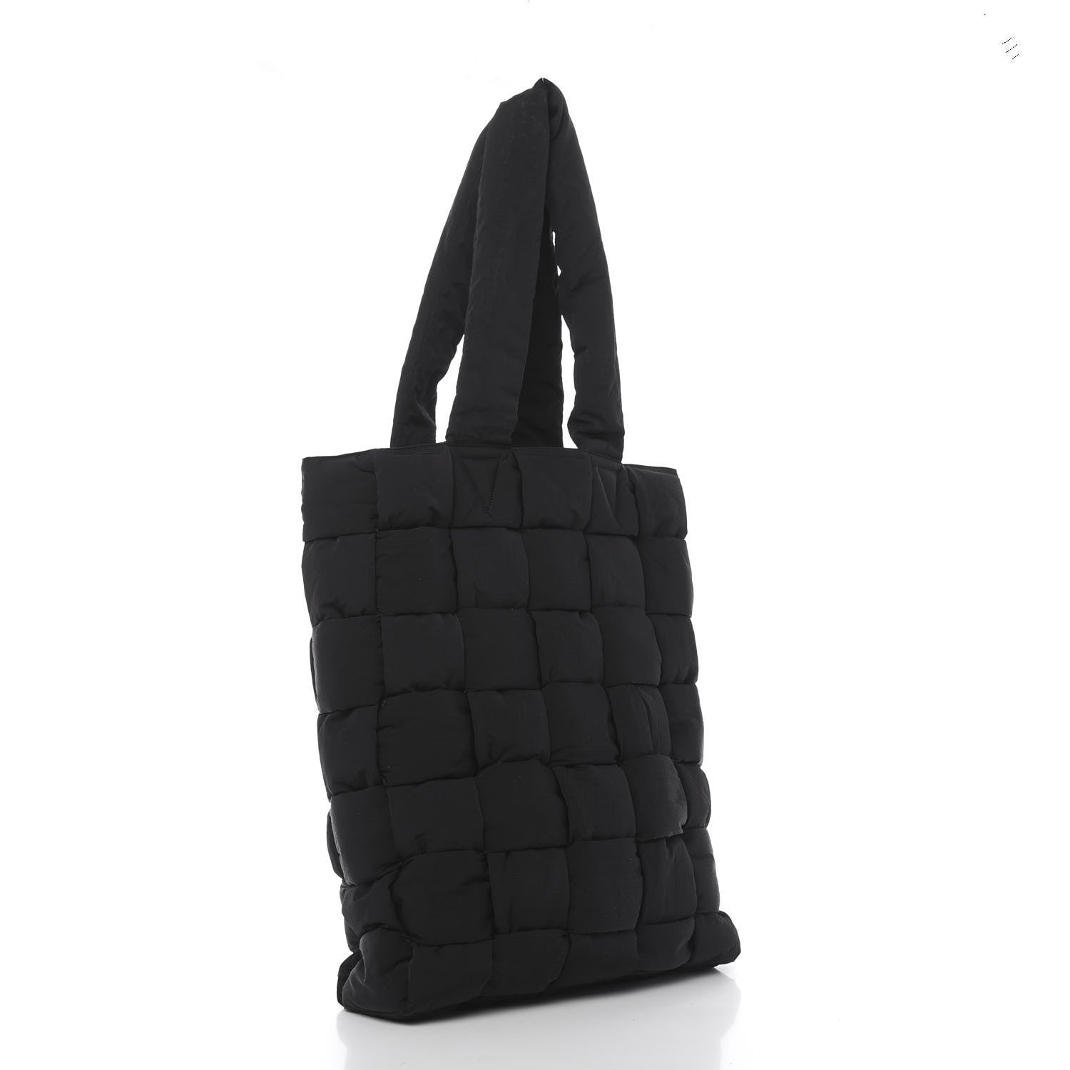 Bottega Veneta Nylon Intrecciato The Padded Tote Black 3 of 9