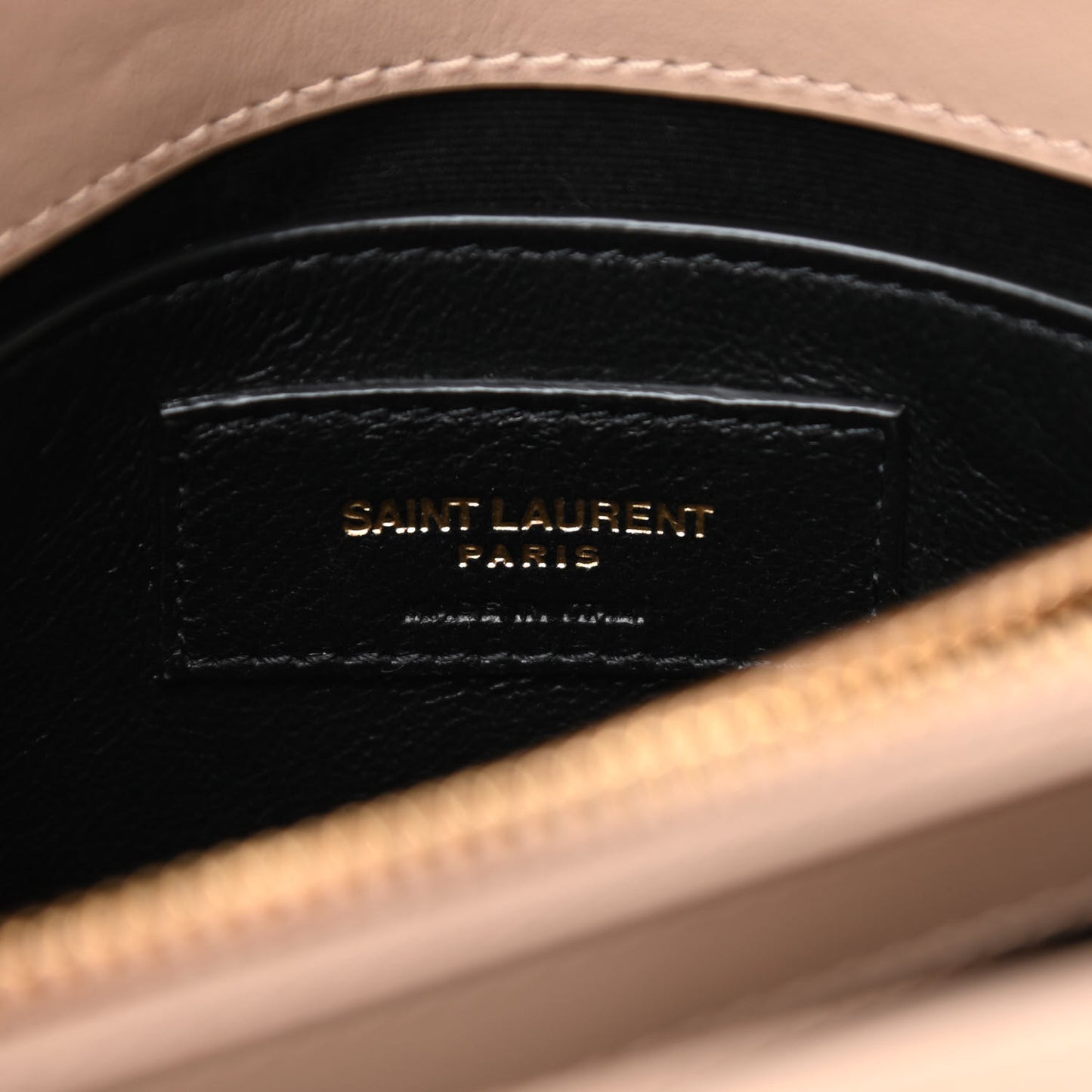 Calfskin Y Quilted Monogram Small Loulou Chain Satchel Dark Beige