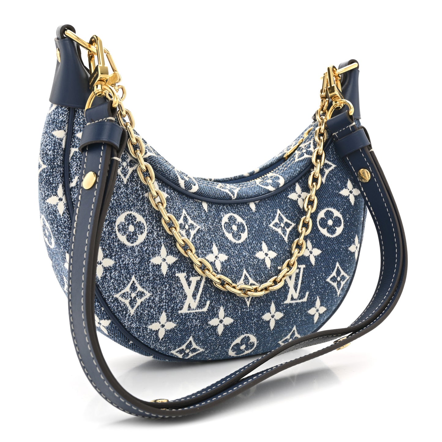 Monogram Jacquard Denim Loop Bleu