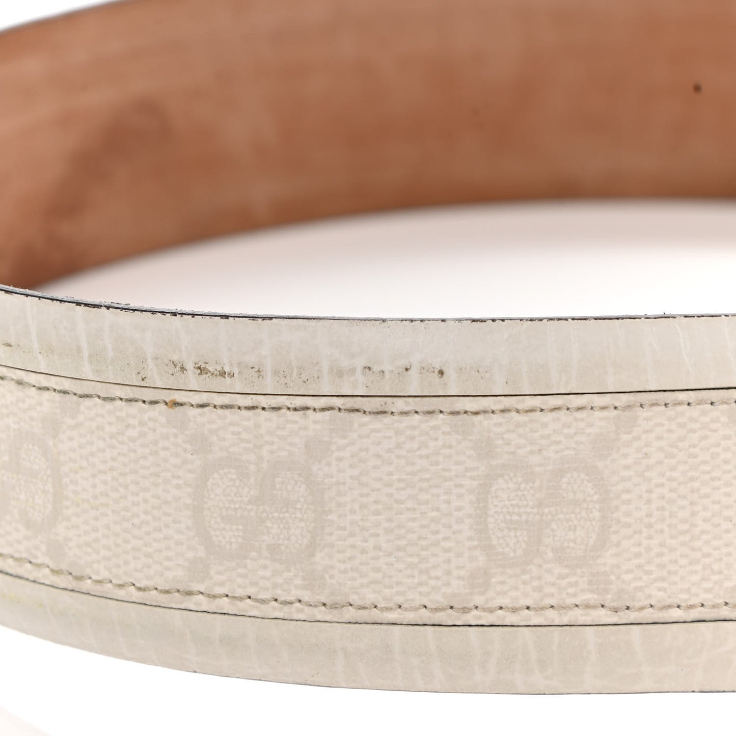 Guccissima Interlocking G Belt 85 34 Off White