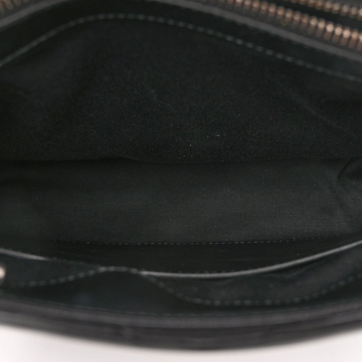 Calfskin Y Quilted Monogram Small Loulou Shopper Black