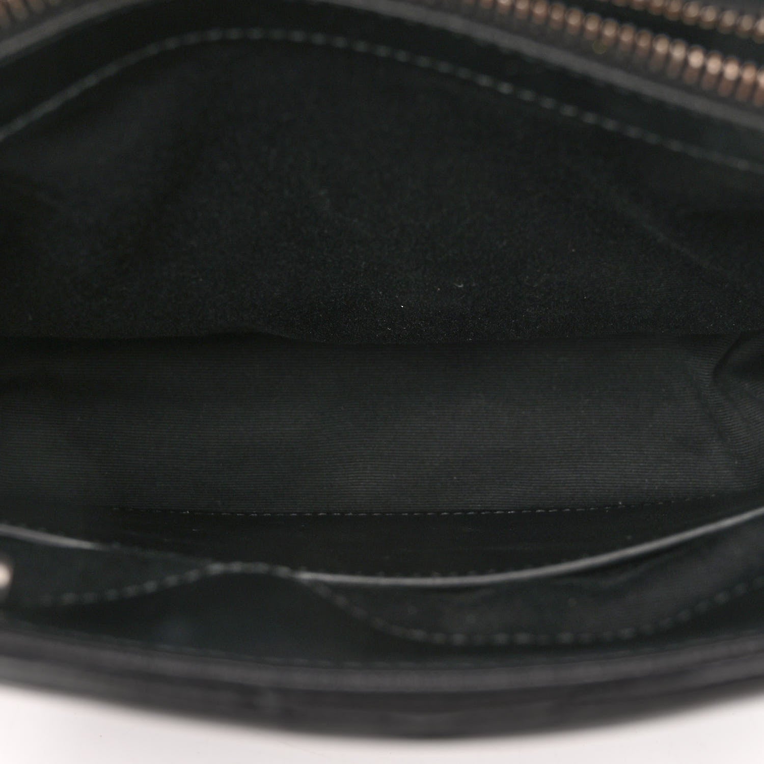 Saint Laurent Calfskin Y Quilted Monogram Small Loulou Shopper Black 5 of 9