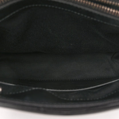 Saint Laurent Calfskin Y Quilted Monogram Small Loulou Shopper Black 5 of 9