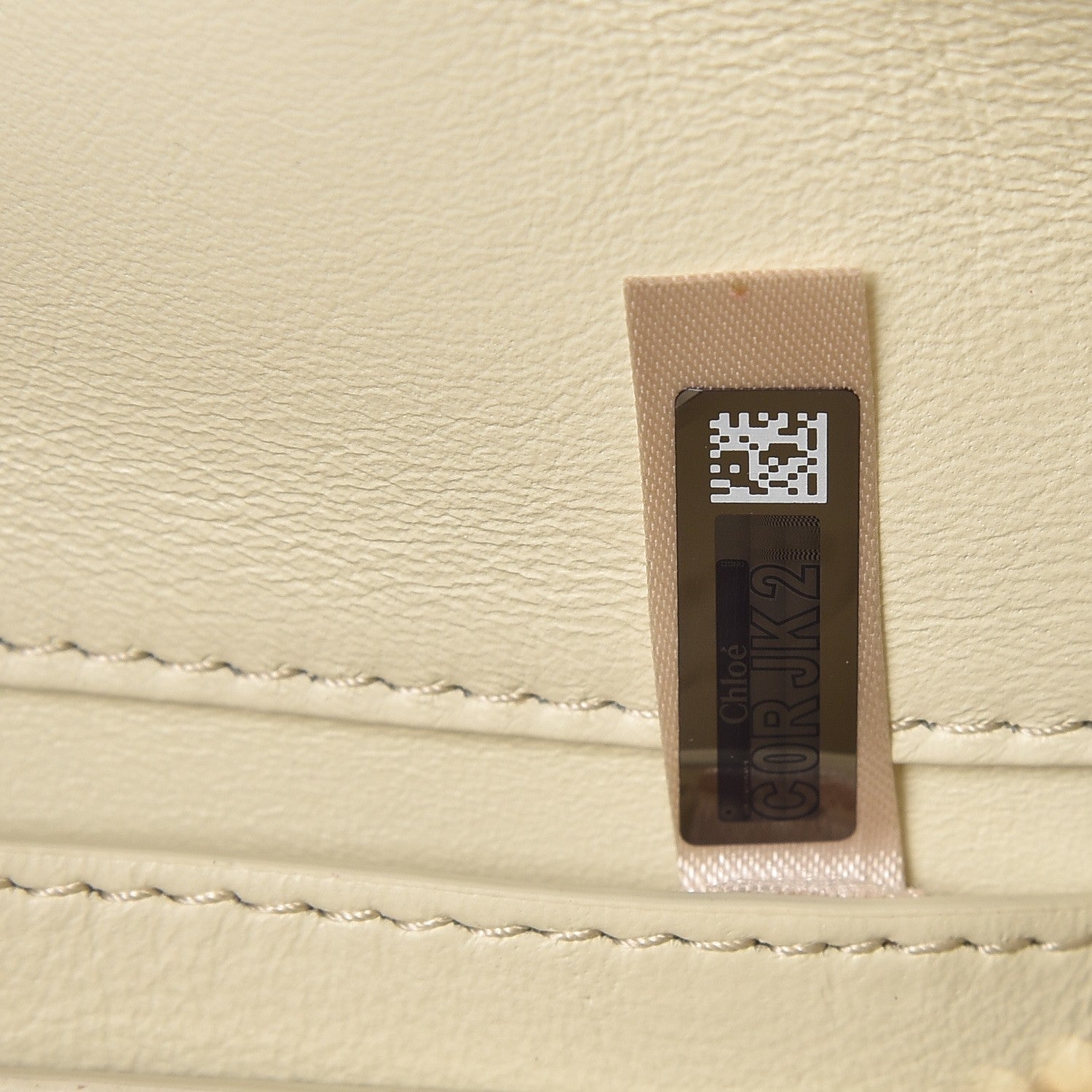 Chloe Calfskin Medium Roy Bag Natural White 9 of 11