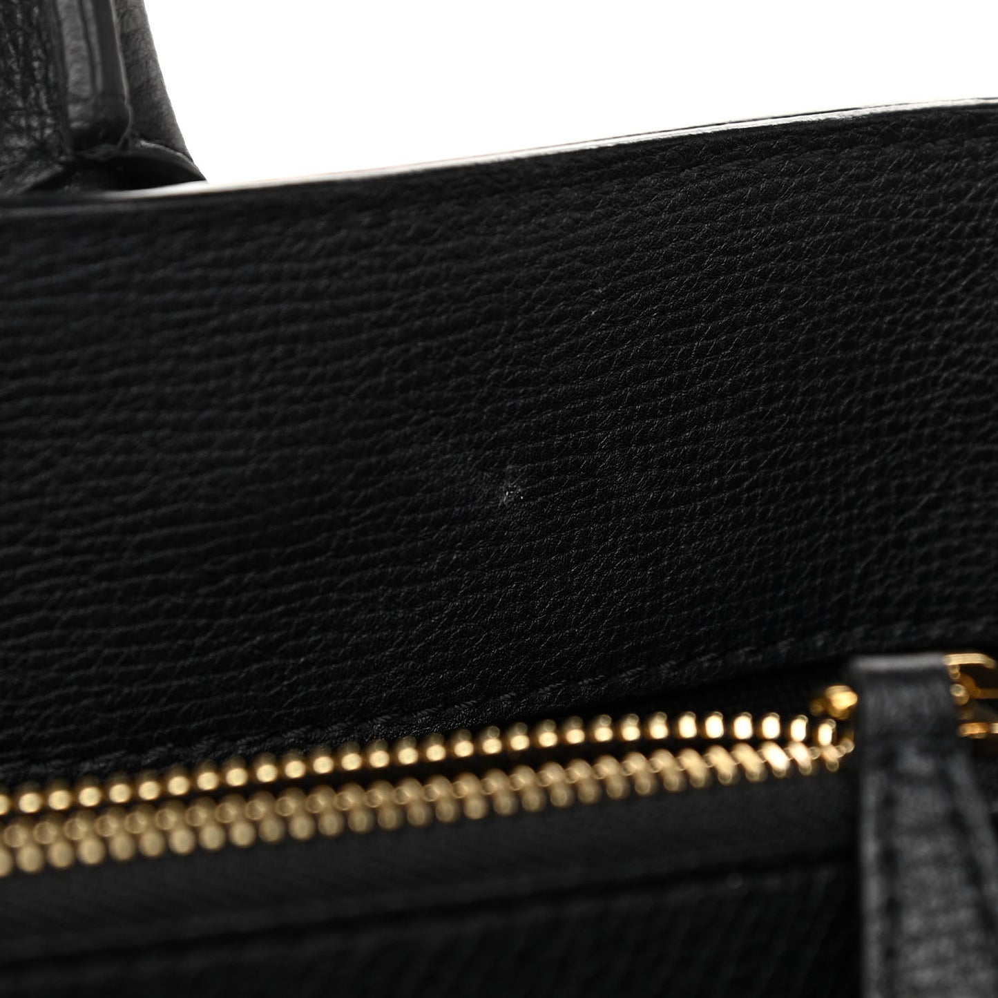 Grainy Calfskin House Check Large Banner Tote Black