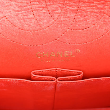 Chanel Crackled Patent Calfskin Puzzle Reissue 226 Flap Red 6 of 12