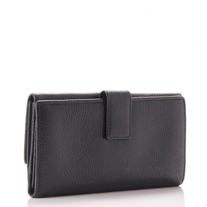 Gucci Calfskin Studded Soho Continental Wallet Black 3 of 9