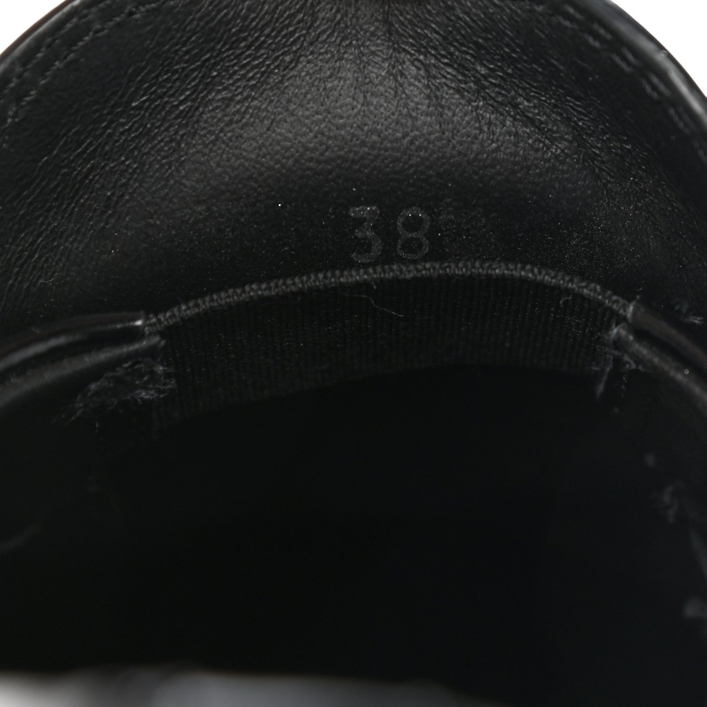 Spazzolato Triangle Logo Monolith Pointy 55mm Loafers 38 Black