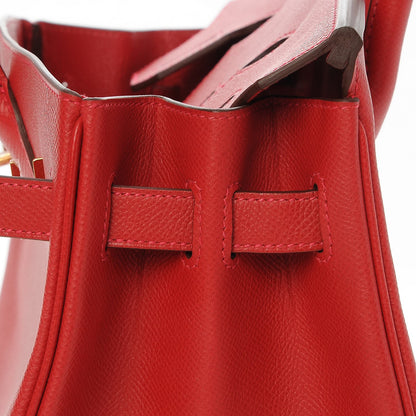 Hermes Epsom Birkin 30 Rouge Casaque 27 of 35
