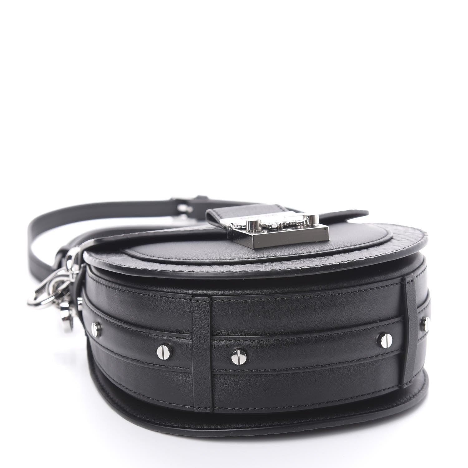 MCM Visetos Mini Patricia Crossbody Bag Black 4 of 10