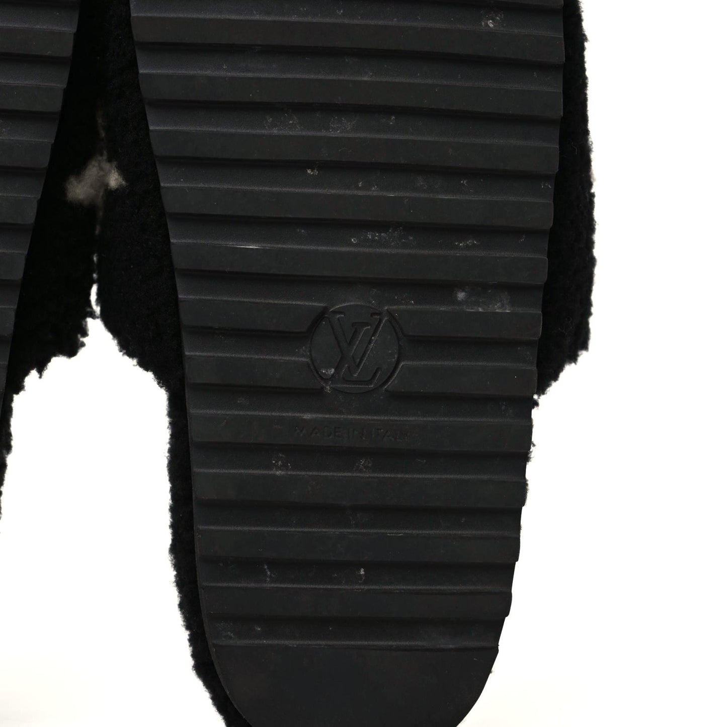Shearling Paseo Flat Comfort Mule 39 Black