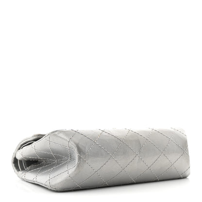 Chanel Metallic Aged Calfskin Quilted 2.55 Reissue Mini Flap Silver 4 of 10