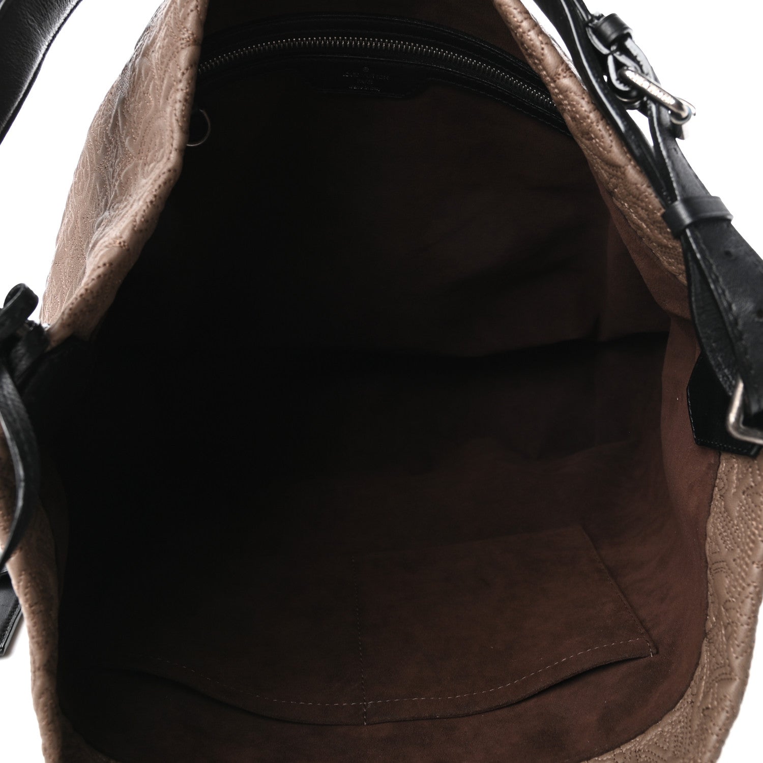 Louis Vuitton Lambskin Antheia Hobo PM Olive 5 of 9