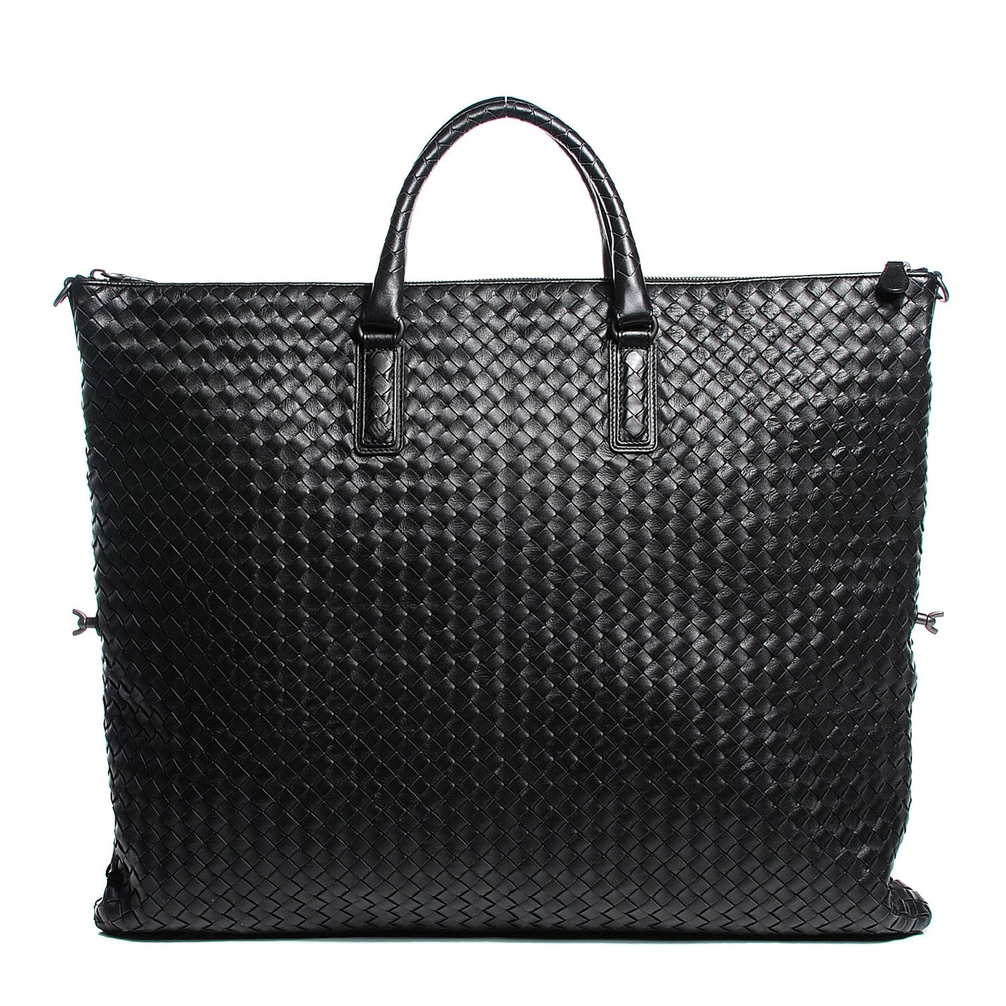 Nappa Intrecciato Large Convertible Tote Nero Black