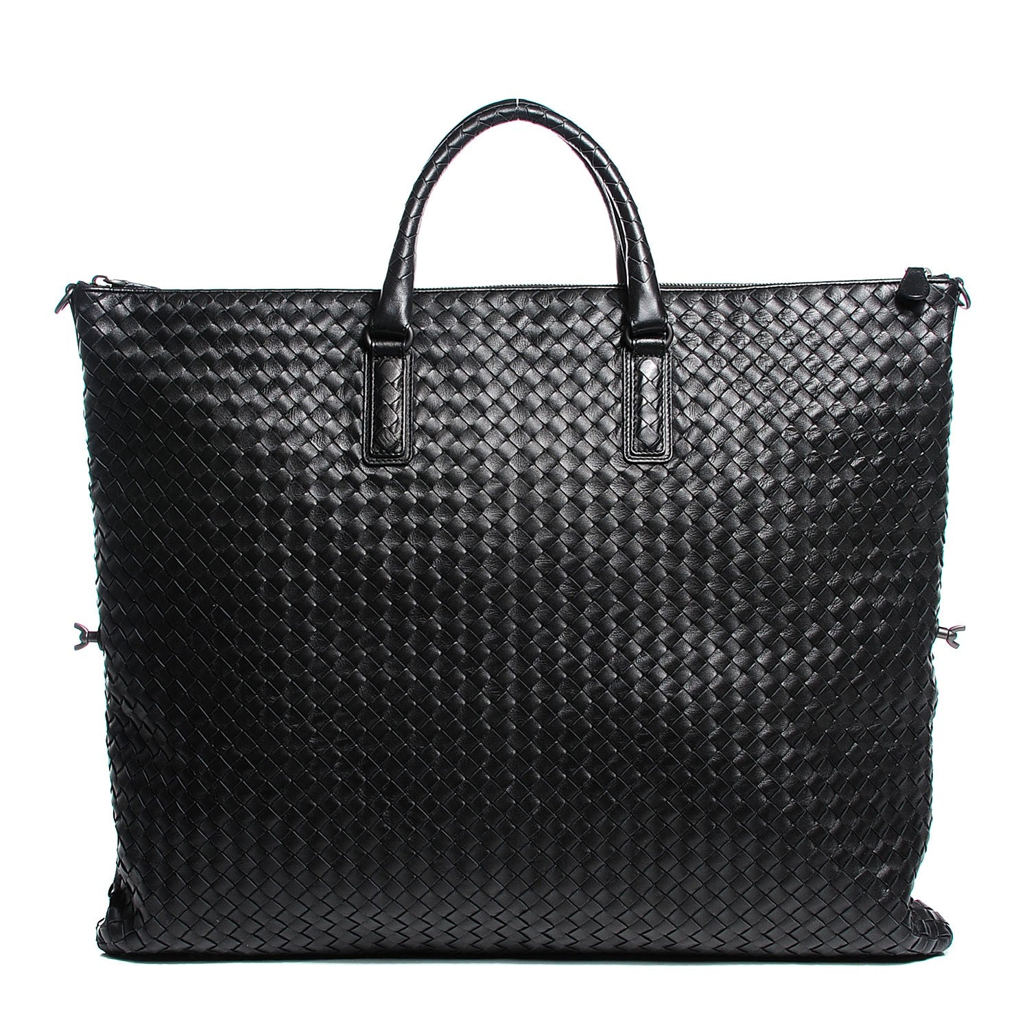 Bottega Veneta Nappa Intrecciato Large Convertible Tote Nero Black 1 of 8